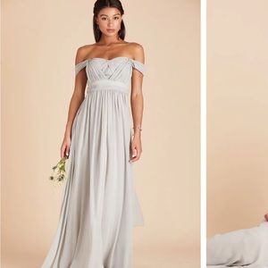 Birdy Grey “The Grace” convertible bridesmaid dress Dove Gray